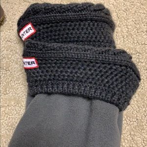 Hunter boot socks charcoal grey